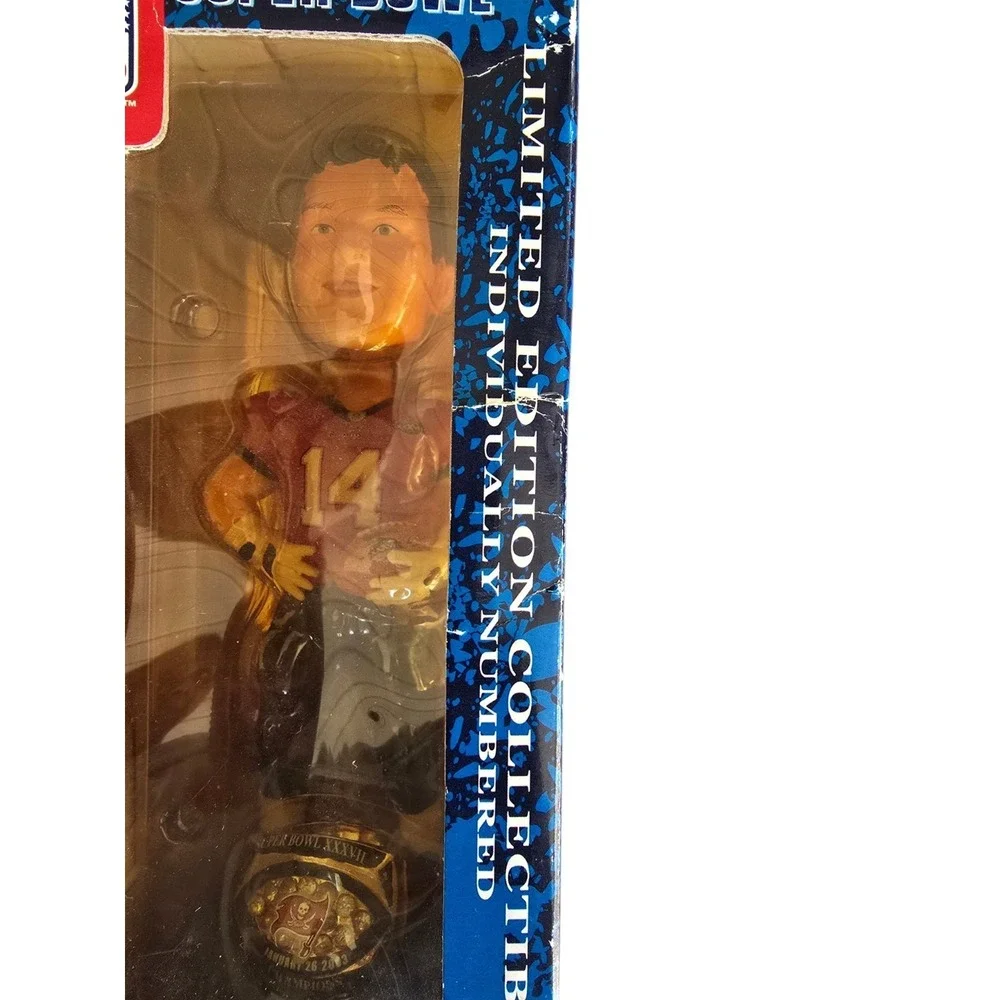 NEW‎ Tampa Bay Buccaneers Brad Johnson Super Bowl 37 XXXVII Bobblehead NIB NFL